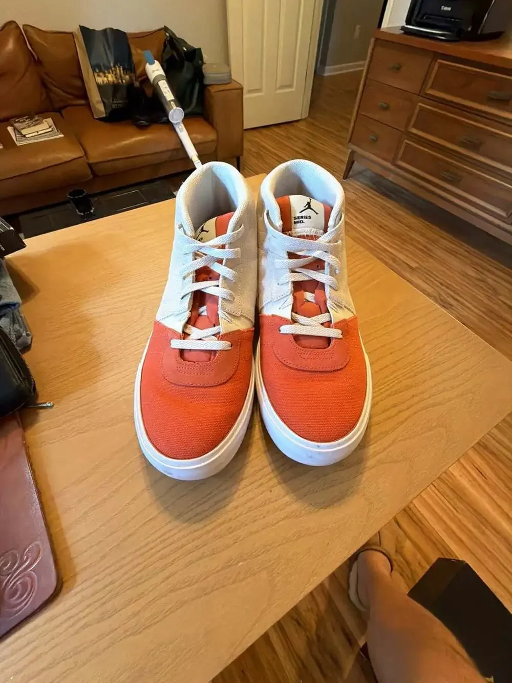 Jordan Series Mid Phantom Black Mantra Orange Size 12 DA8026 081